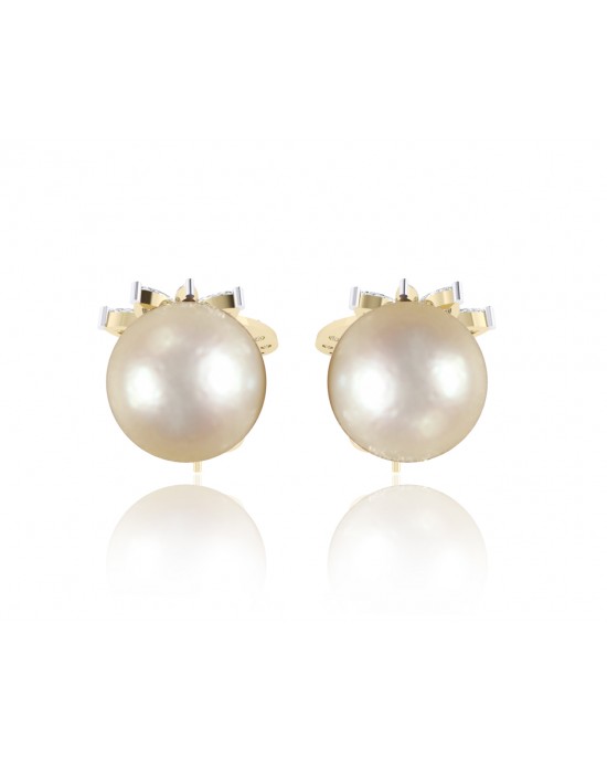 Aakansha Pearl Diamond Earring