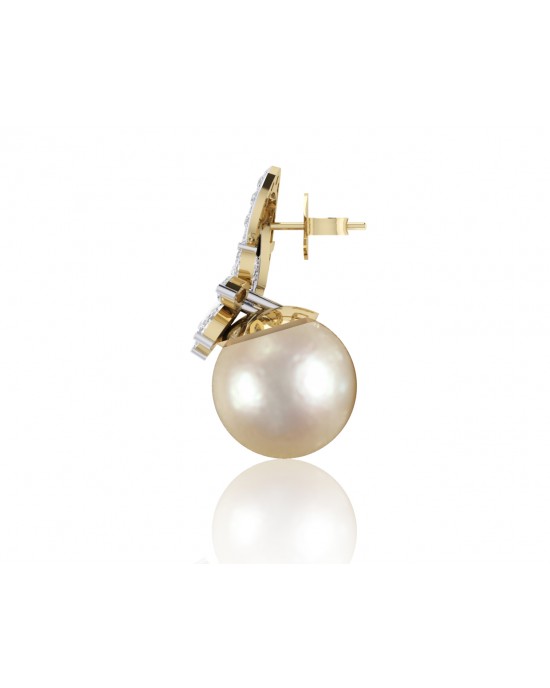 Aakansha Pearl Diamond Earring