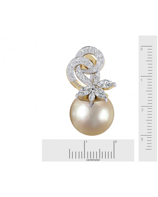 Aakansha Pearl Diamond Earring