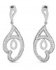 Tamira Long Diamond Earrings