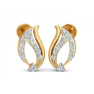 Online Jewellery Shopping in India - Rimi Diamond Earrings - JewelsLane