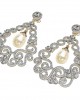 Simply Gorgeous Pearl & Diamond Earrings