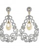 Simply Gorgeous Pearl & Diamond Earrings