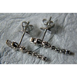 Butterfly Diamond Earring in White Gold