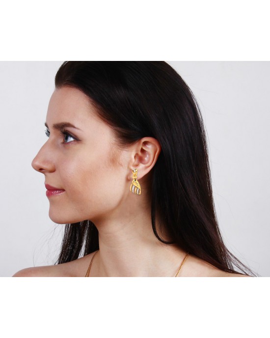 Unice Diamond earrings in 18k gold