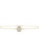 Sheena Lab Grown Diamond Bracelet on Chain in Gold