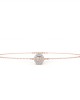 Sheena Lab Grown Diamond Bracelet on Chain in Gold