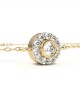 Sheena Lab Grown Diamond Bracelet on Chain in Gold