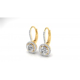 Sara Lab Grown Diamond Solitaire Earrings 