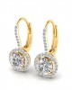 Sara Lab Grown Diamond Solitaire Earrings 