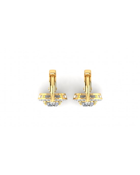 Sara Lab Grown Diamond Solitaire Earrings 