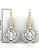 Sara Lab Grown Diamond Solitaire Earrings 