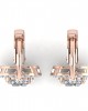 Sara Lab Grown Diamond Solitaire Earrings 