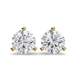 Diva Lab Grown Diamond Earstuds in Gold