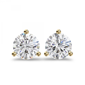 Diva Lab Grown Diamond Earstuds in Gold