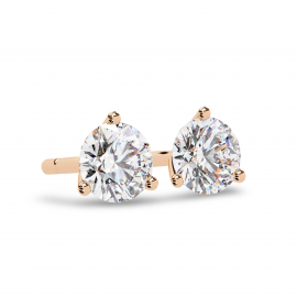 Diva Lab Grown Diamond Earstuds in Gold