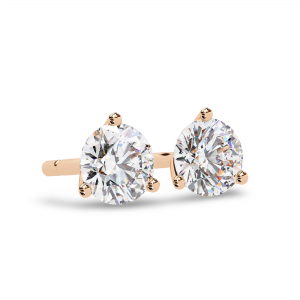 Diva Lab Grown Diamond Earstuds in Gold