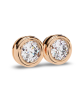 Hazel Lab Grown Diamond Earstuds In Gold 