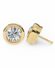 Hazel Lab Grown Diamond Earstuds In Gold 