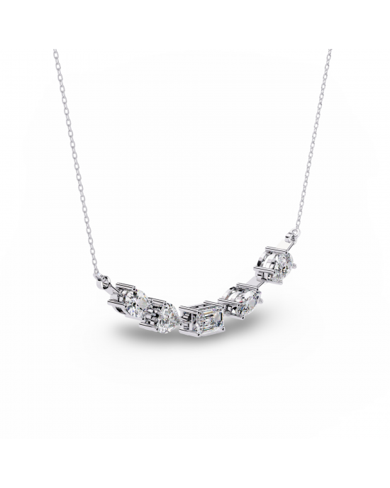 Zeena Lab Grown Diamond Solitaire Necklace