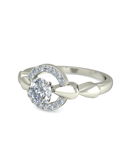 Claire Solitaire Diamond Engagement ring