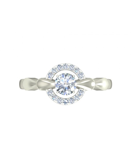 Claire Solitaire Diamond Engagement ring