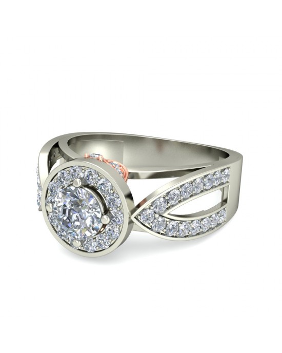 Joice Lab Diamond Solitaire Ring in gold