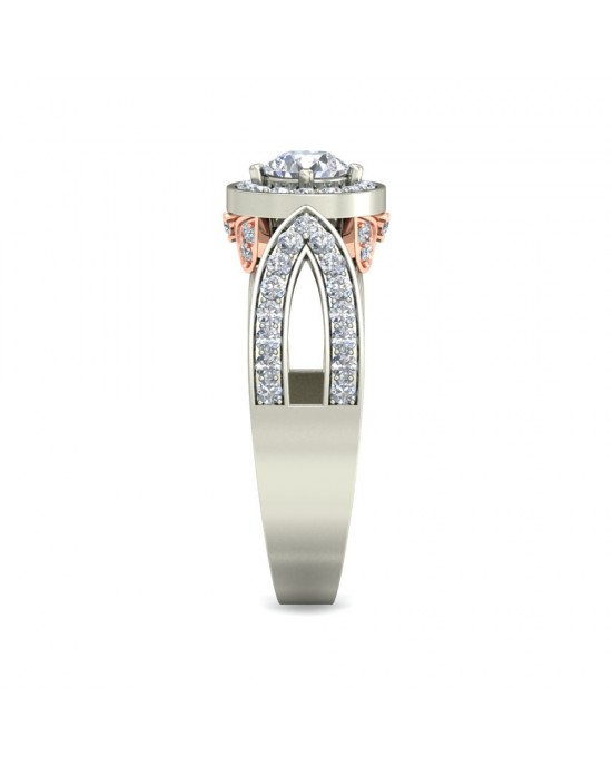 Joice Lab Diamond Solitaire Ring in gold