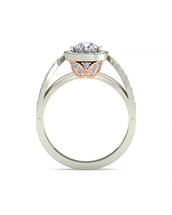 Joice Lab Diamond Solitaire Ring in gold