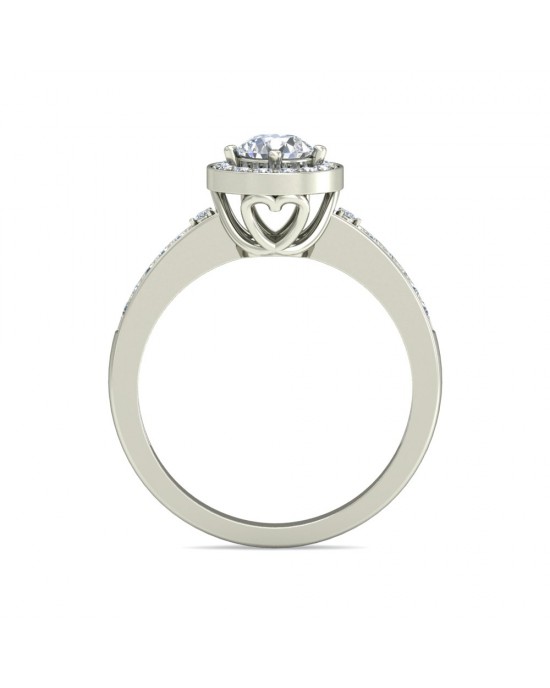 Stiene Lab Diamond Solitaire Ring in Gold