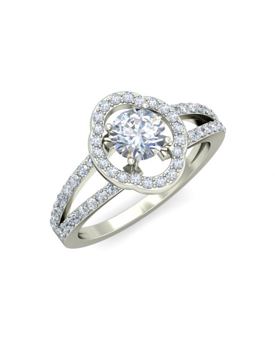 Venice Lab Diamond Solitaire Engagement Ring