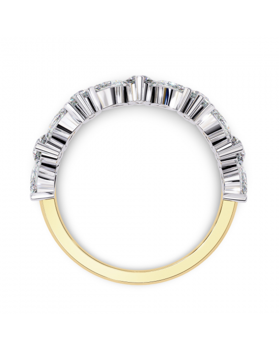 Demi Lab Grown Fancy Diamond Ring in Gold