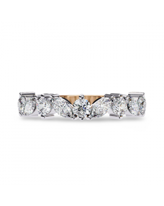 Demi Lab Grown Fancy Diamond Ring in Gold