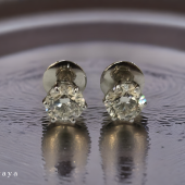 Lab Grown Solitaire Diamond Ear Studs