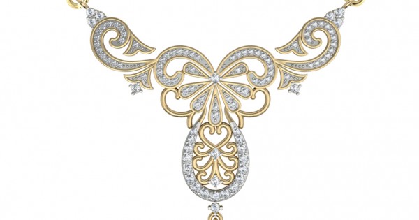 Fancy Antique Diamond Necklace | New York Jewelers Chicago
