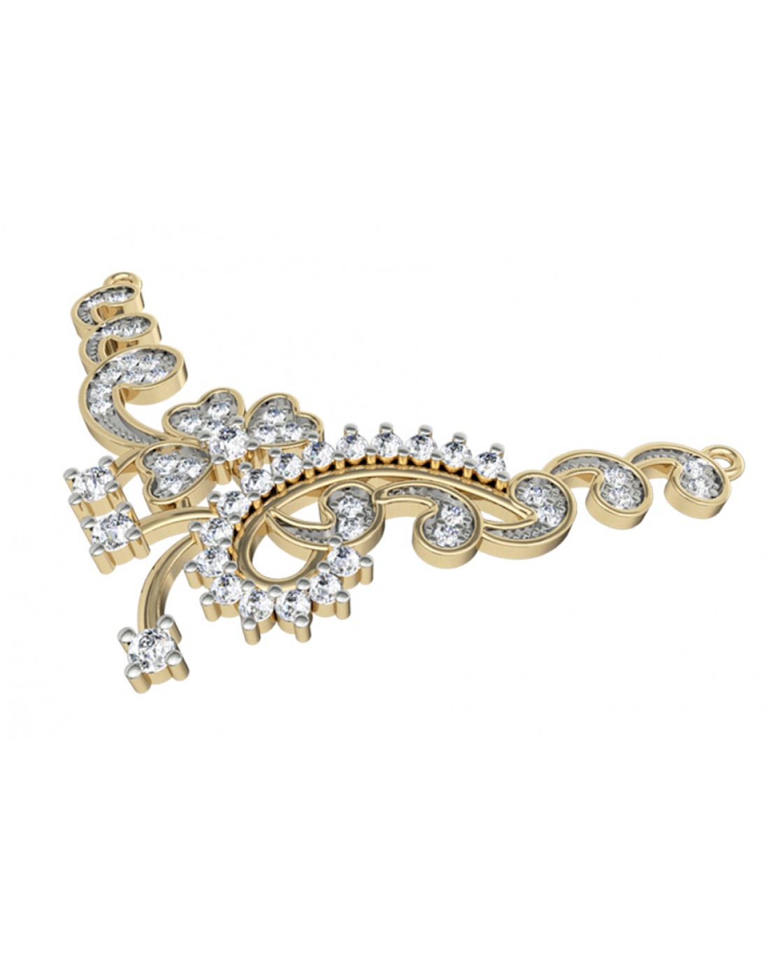 Buy Floral Design Diamond Mangalsutra: Exquisite Elegance