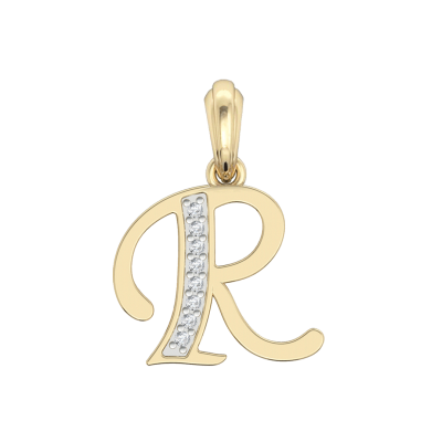 Buy Gold Alphabet R charm Online in India at Best Price - Jewelslane