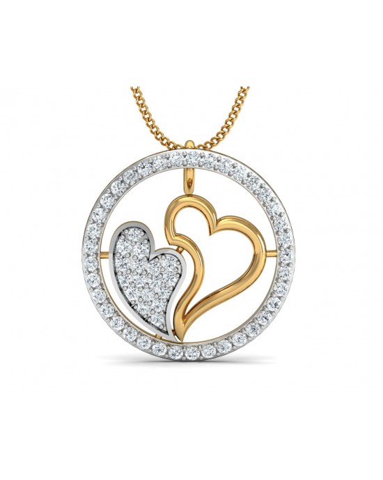 Samra Diamond Heart Pendant