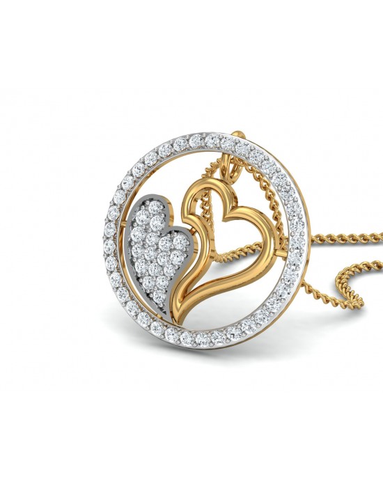 Samra Diamond Heart Pendant