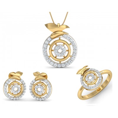 daily wear diamond pendant sets