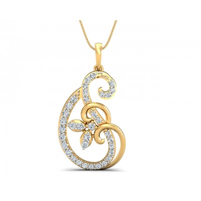 Buy Freya Round Brilliant Diamond Pendant | Endear Jewellery