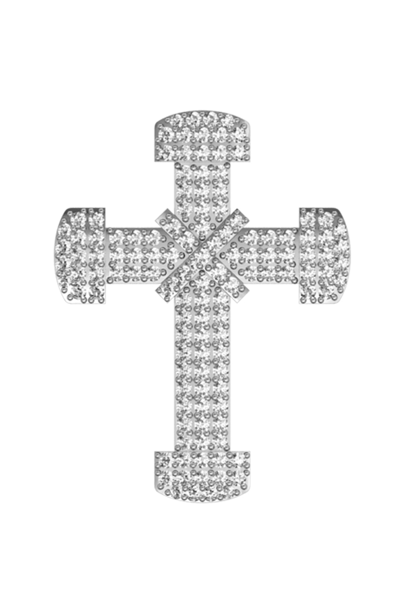 Sparkling Cross Pendant