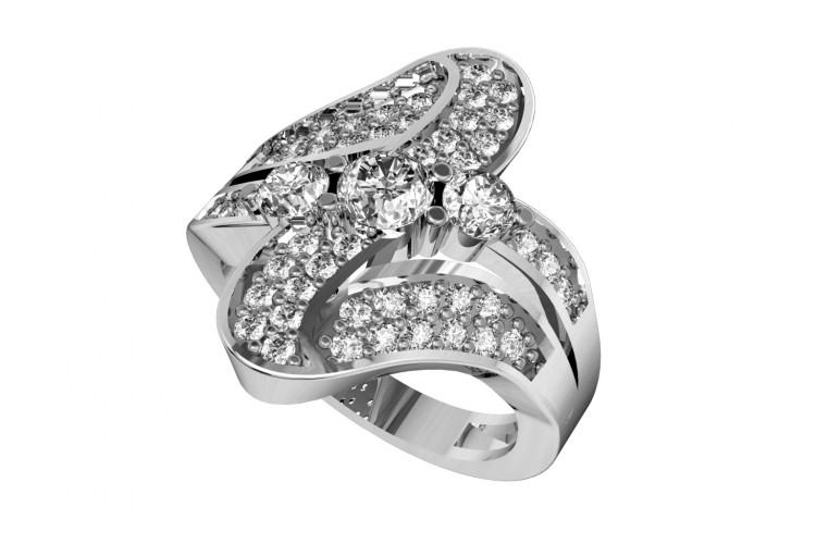 Buy Christina Diamond Ring Online in India at Best Price - Jewelslane