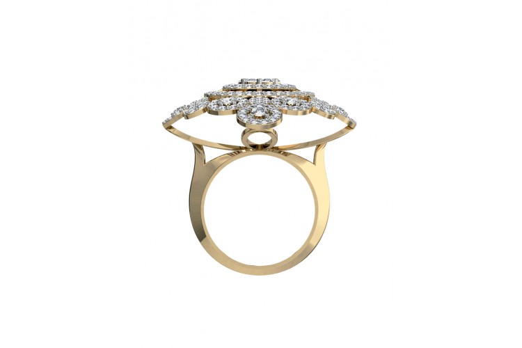 Buy Apsara Designer Diamond Cocktail Ring Online in India at Best Price ...