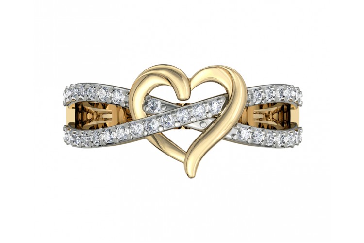 Buy Lovable Heart ring Online in India at Best Price - Jewelslane