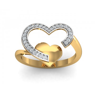 Buy Fiona Diamond Heart Ring | Endear Jewellery