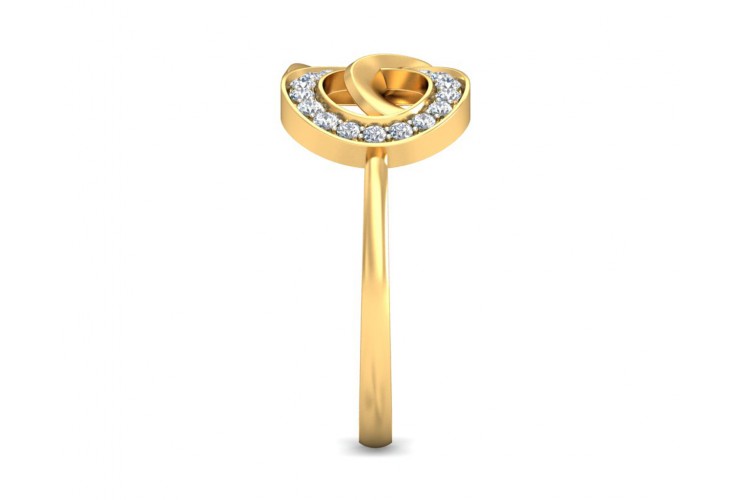 Buy Olivia Diamond Ring in Gold Online in India at Best Price - Jewelslane