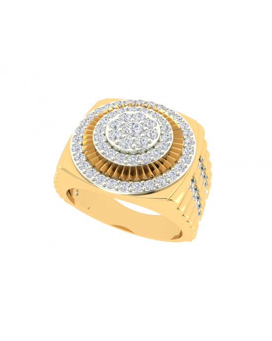 Pratap Solitaire Diamond Ring for Men
