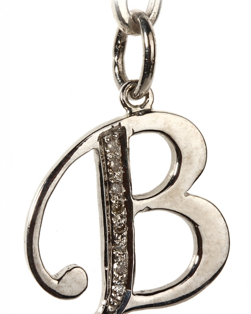 Buy Dazzling Initial: Diamond Alphabet B Pendant