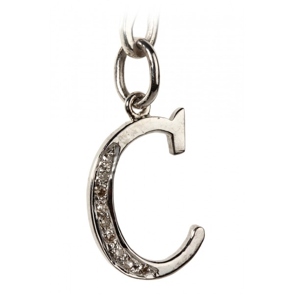 Diamond Alphabet Pendant - Buy Alphabets Diamond Pendant Online ...